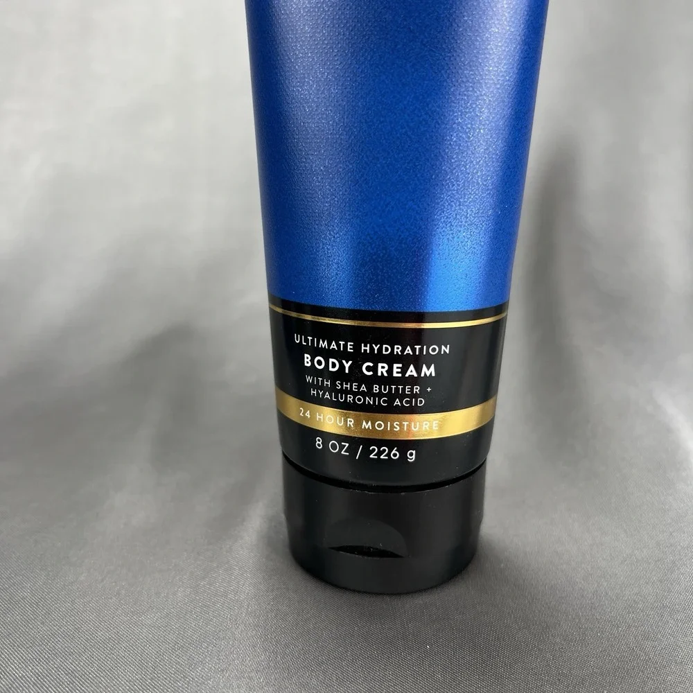 5pc Gift Lot Bath & Body Works Men's Collection Ocean Candle Face Lotion Cream +